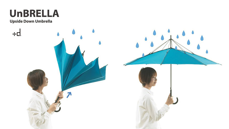 japanese invention upside down umbrella