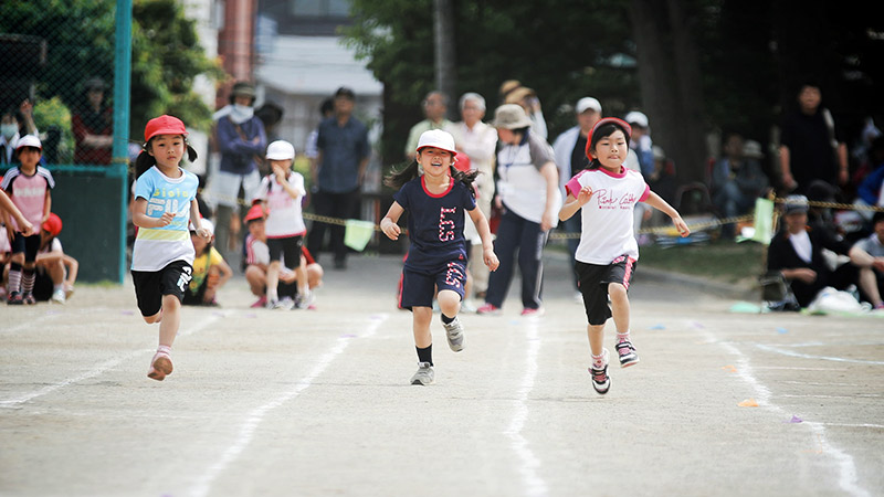 Japanese elementary school sports day