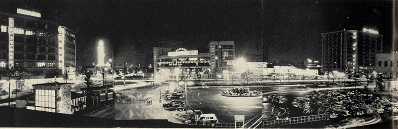 Osaka station in the 1950s