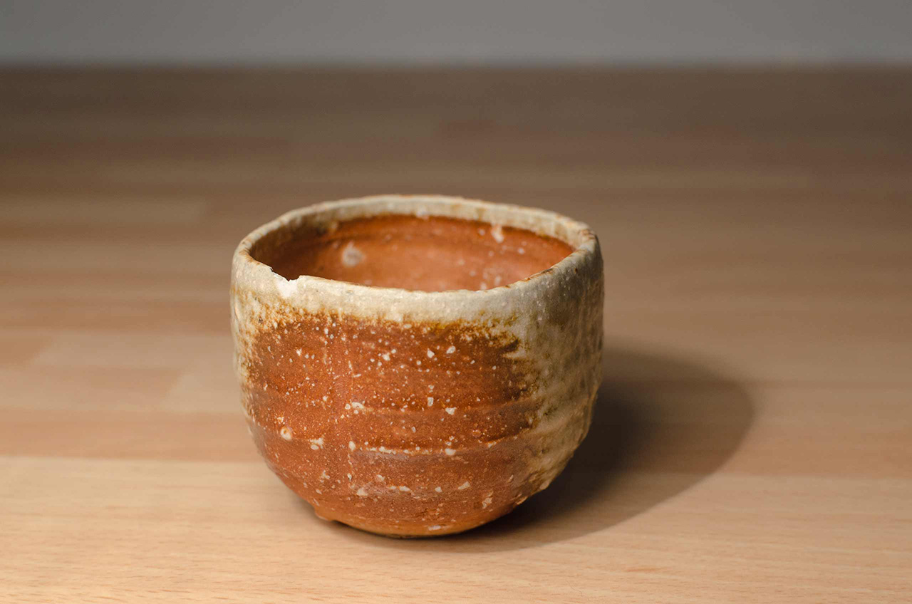 example of wabi-sabi through sake cup
