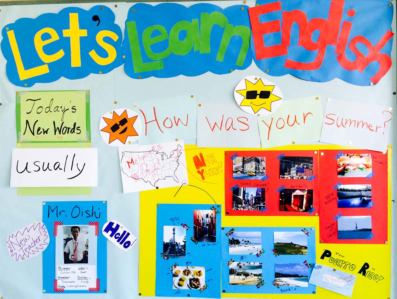 ESL Bulletin Board Ideas for JET Program ALTs In Bulletin Board Template Word