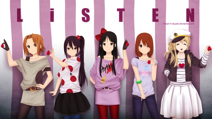 Characters from the anime K-ON
