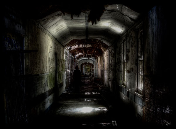 creepy hallway
