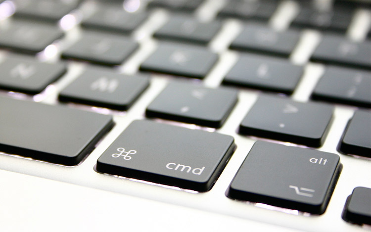 close up of Apple keyboard