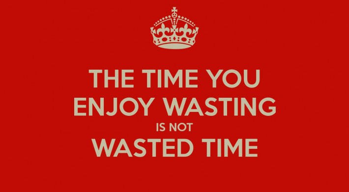 quote about wasted time