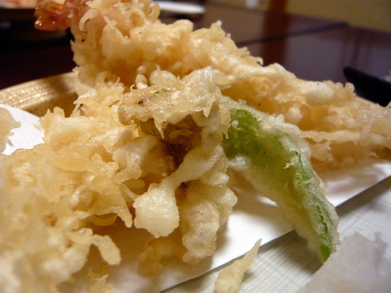 A dish of tempura