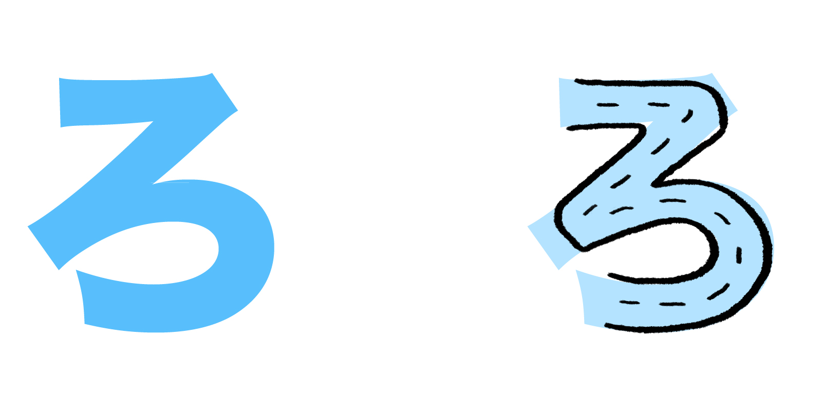 ろ hiragana mnemonic