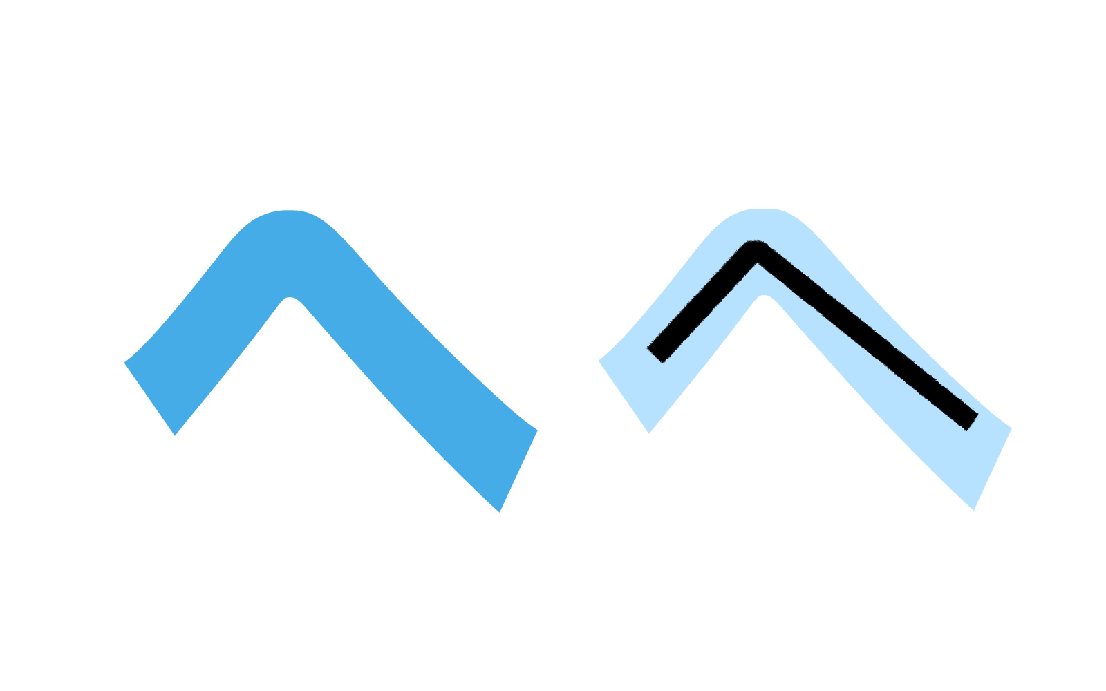 Katakana character ヘ mnemonic