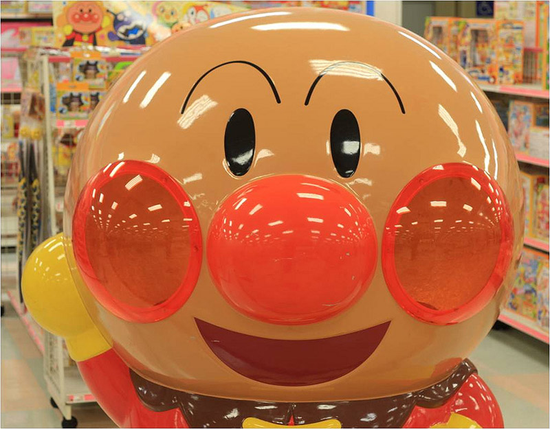 inflatable mascot in store