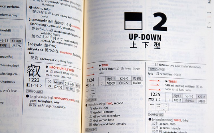 kodansha up down pattern how to use a kanji dictionary