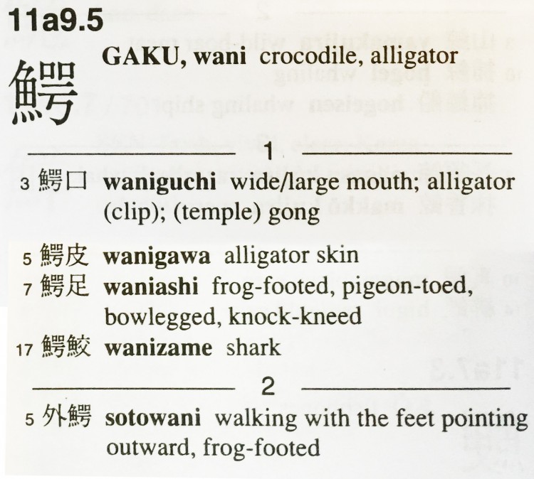 wani kanji how to use a dictionary
