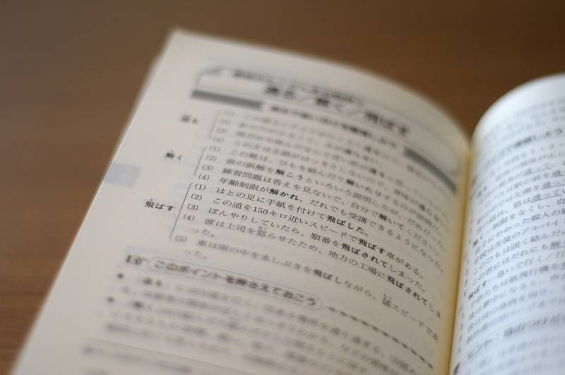 A random page in a Japanese textbook