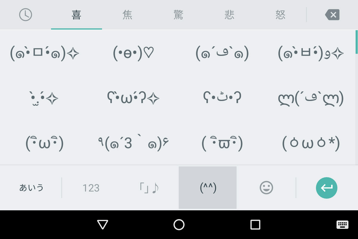 kaomoji keyboard android