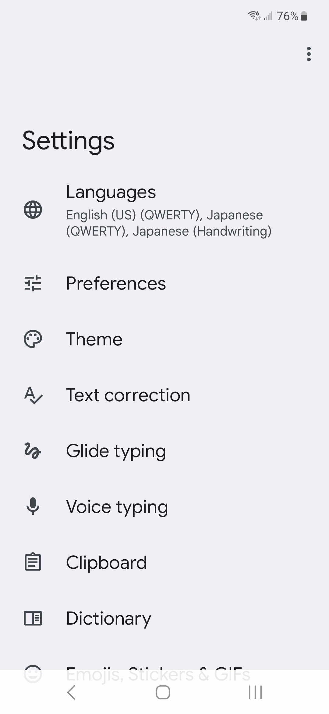 Changing language files to japanese