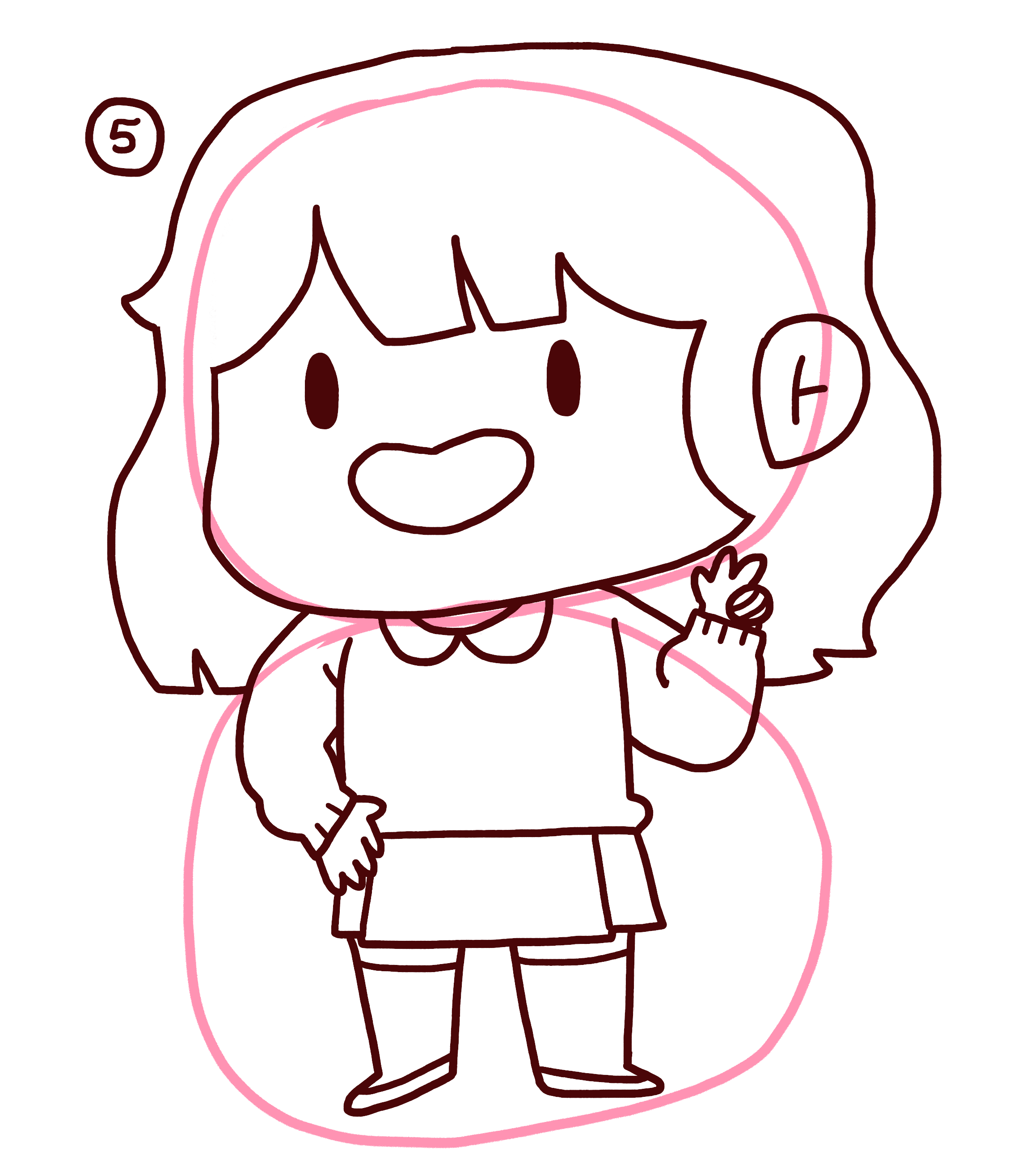 how to draw chibi clothes