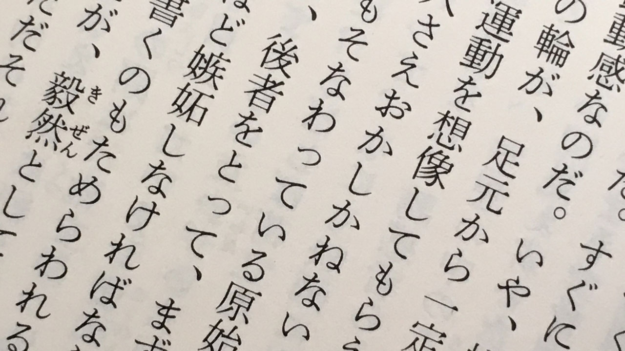 close up of japanese text