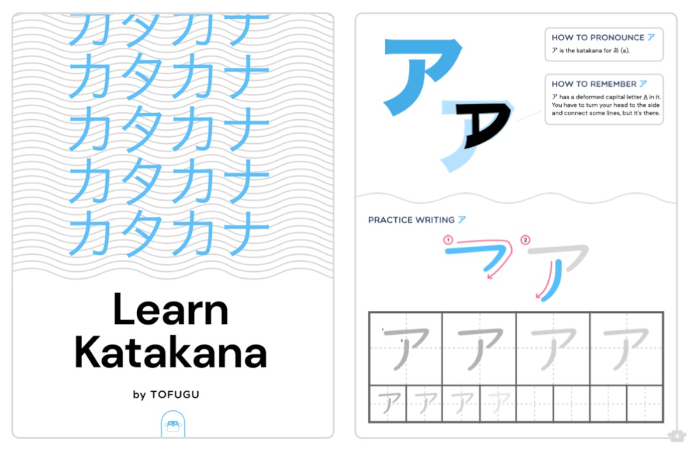 Learn Katakana Book