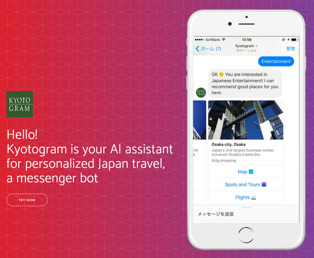 kyotogram ai chatbot for japan travel