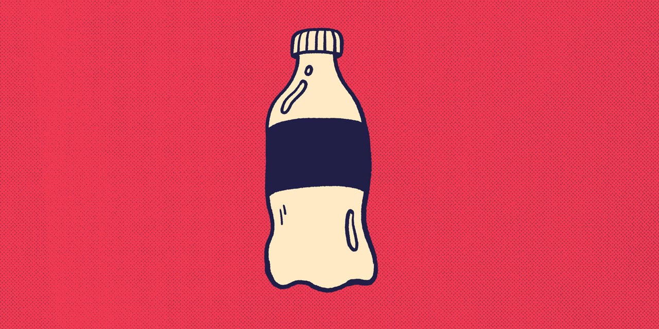 bottle of soda