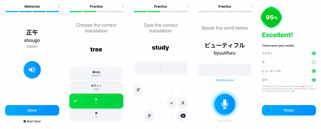 japanese learning smartphone app itranslate lingo
