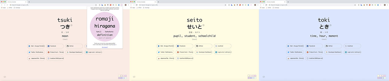language learning chrome extension japanesetab