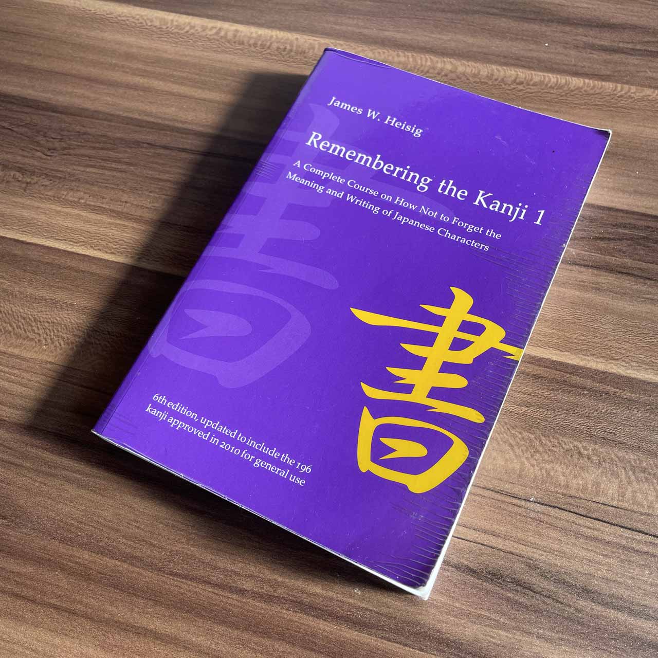 a photo of the remembering the kanji book