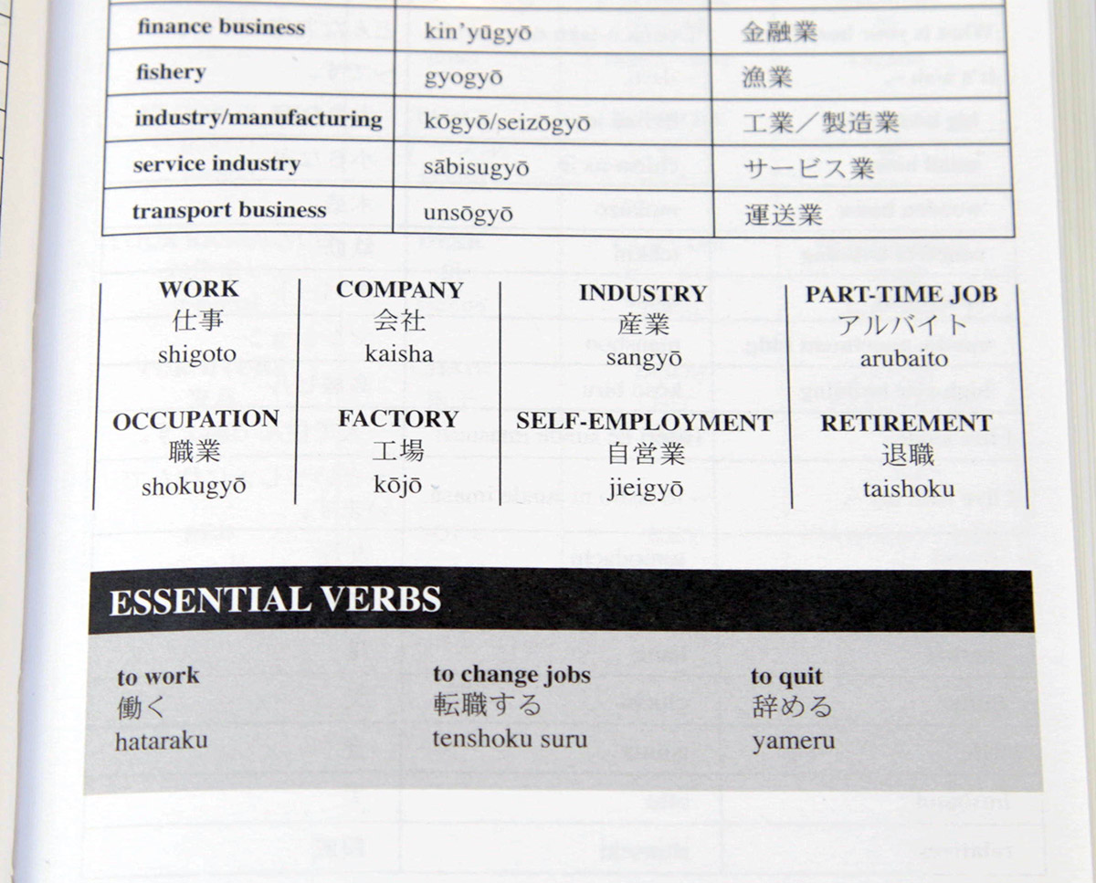 japanese for travelers essential verbs