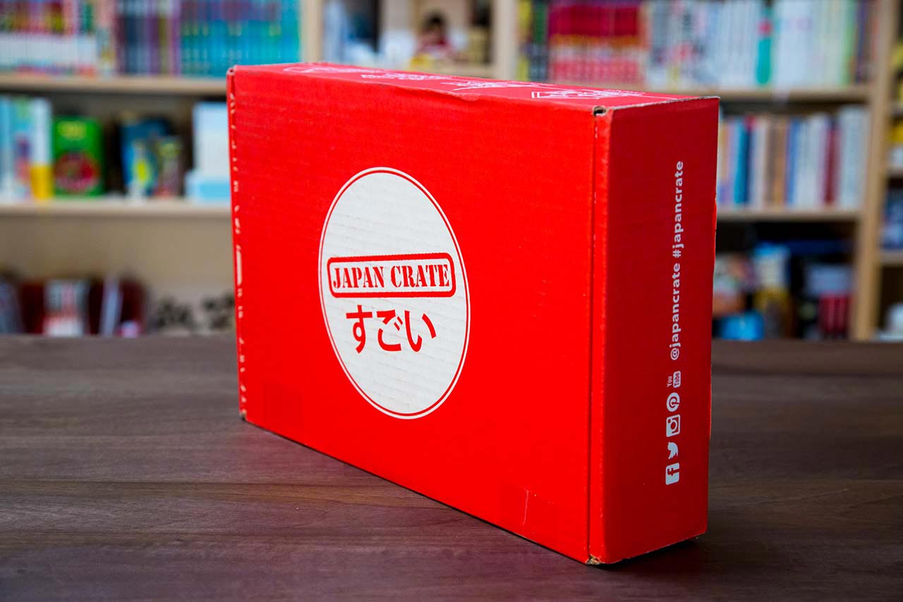 red box labeled japan crate
