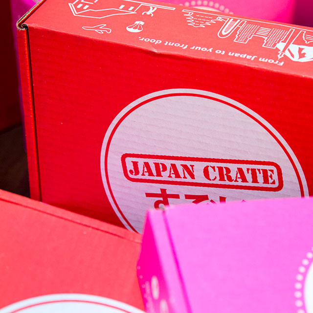 japan crate package up close