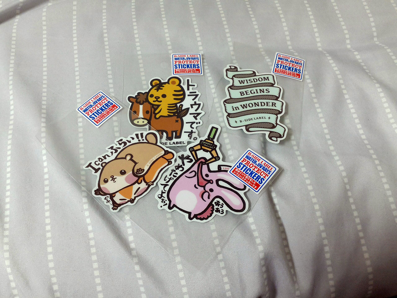 stickers from b side label japan