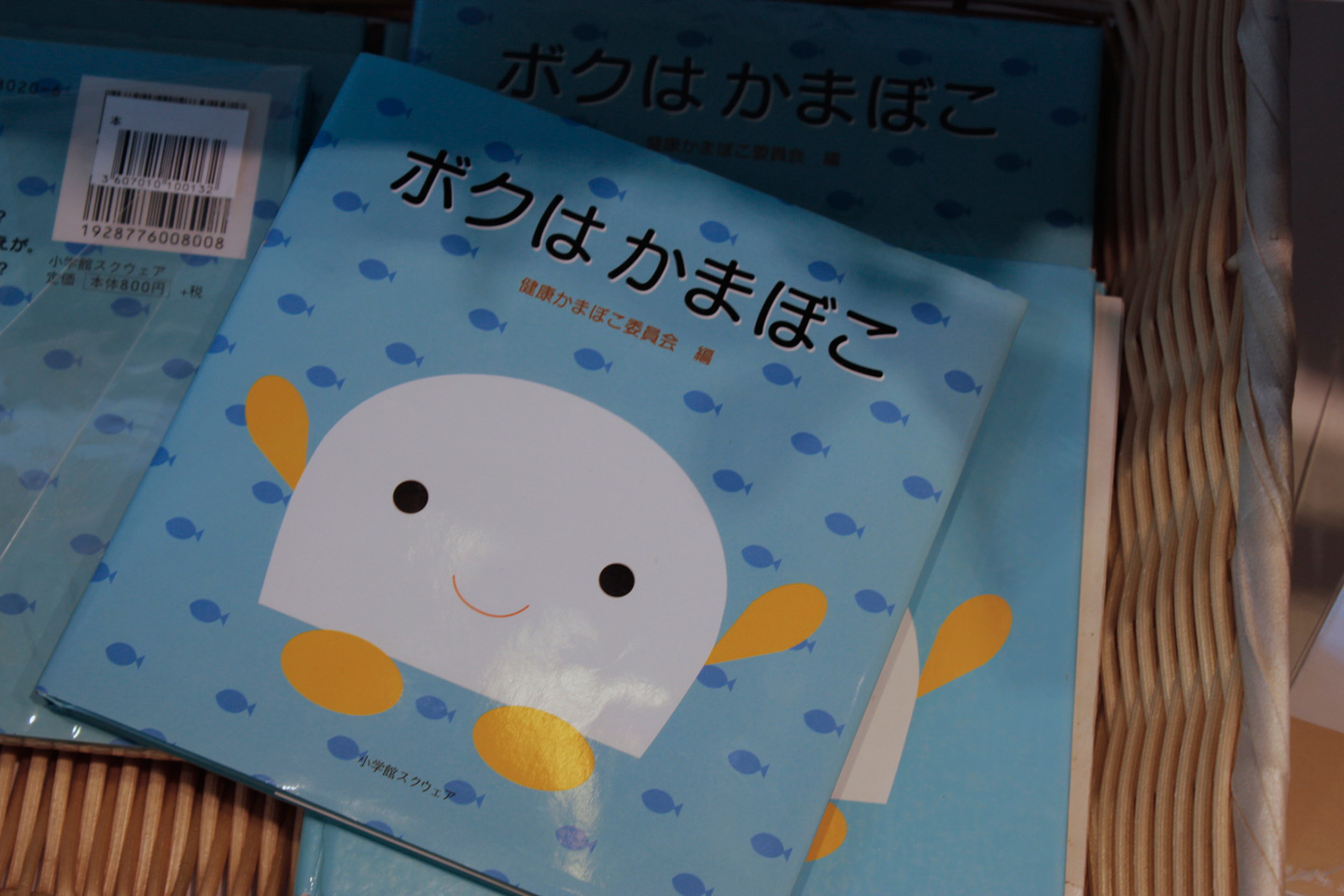 childrens book with chibi fish roll on cover