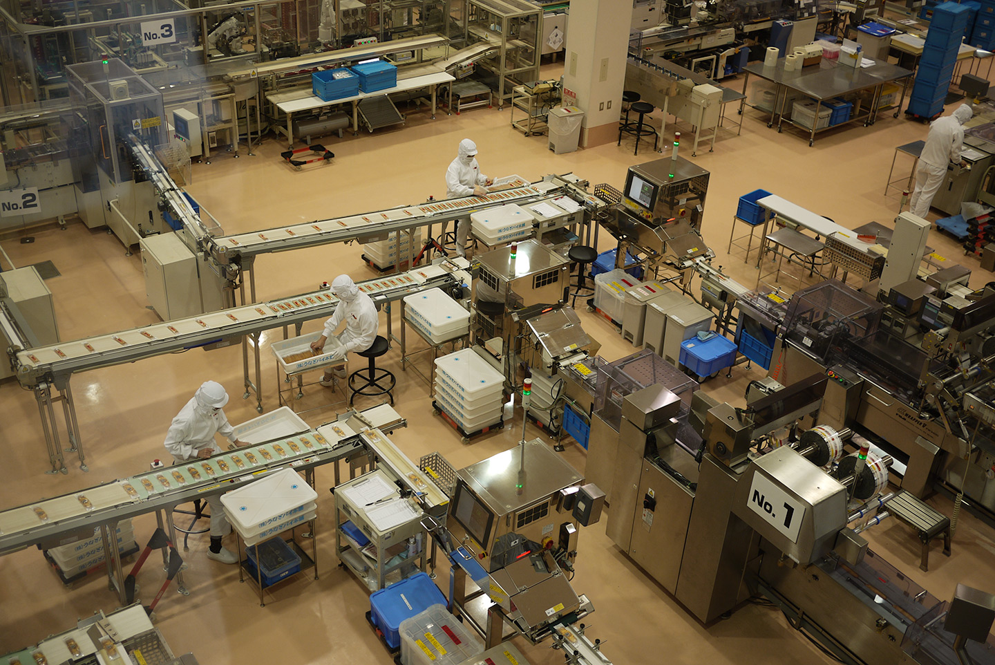 unagi eel pie factory assembly line