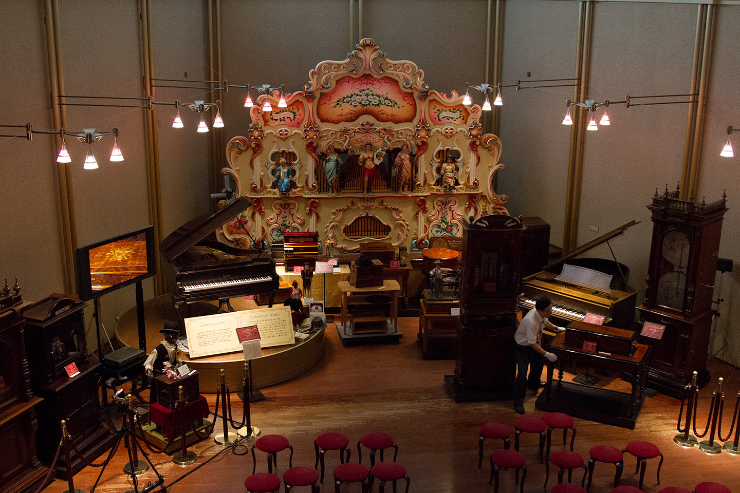 music box museum auditorium