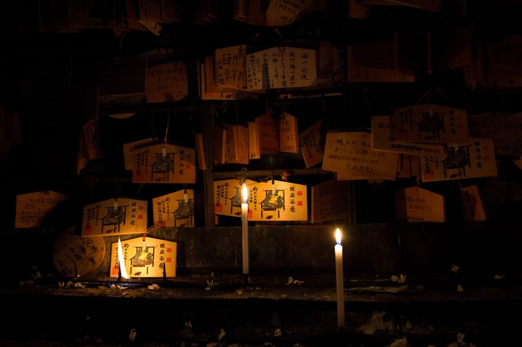 Kanzanji temple candles