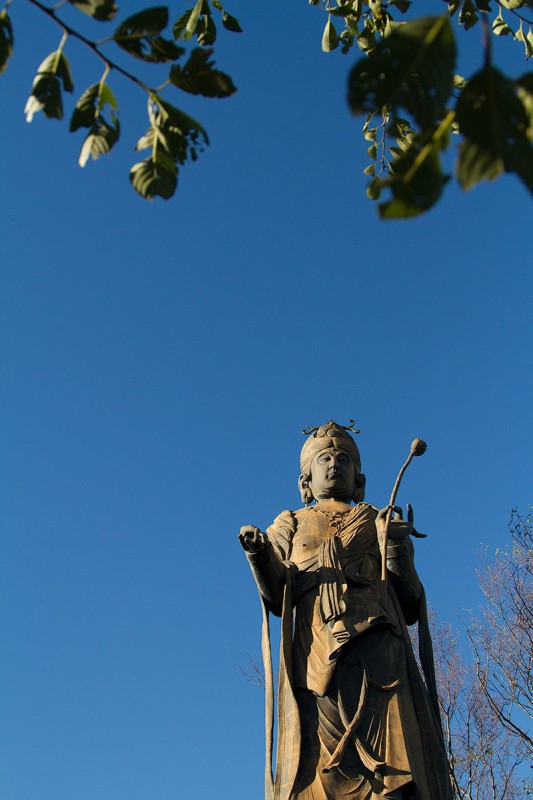 kanzanji temple kannon temple statue