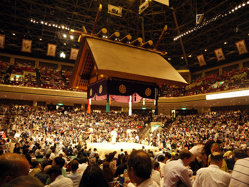 sumo ring and arena