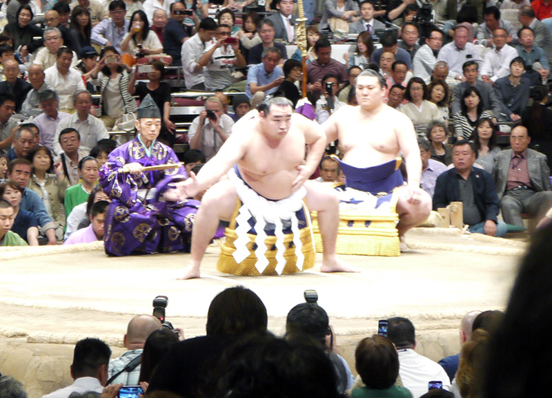 yokozuna match opening ritual