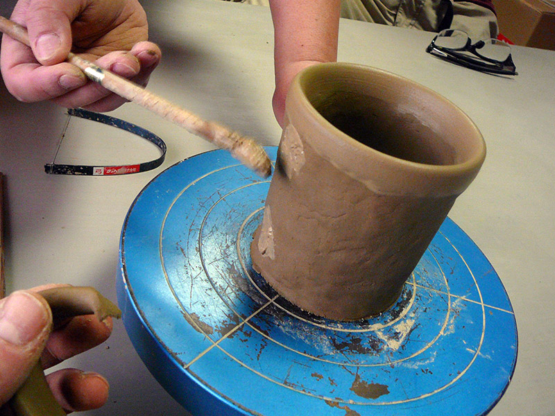 making your own pottery