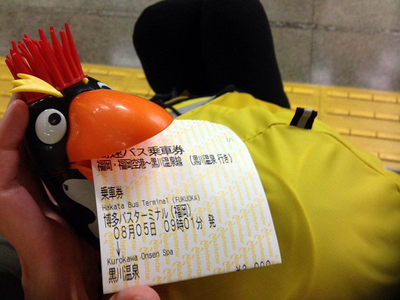 bus ticket punky the penguin