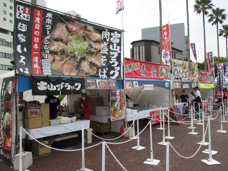 ramen shops at a festival