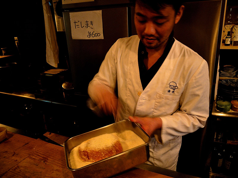 chef preparing tonkatsu