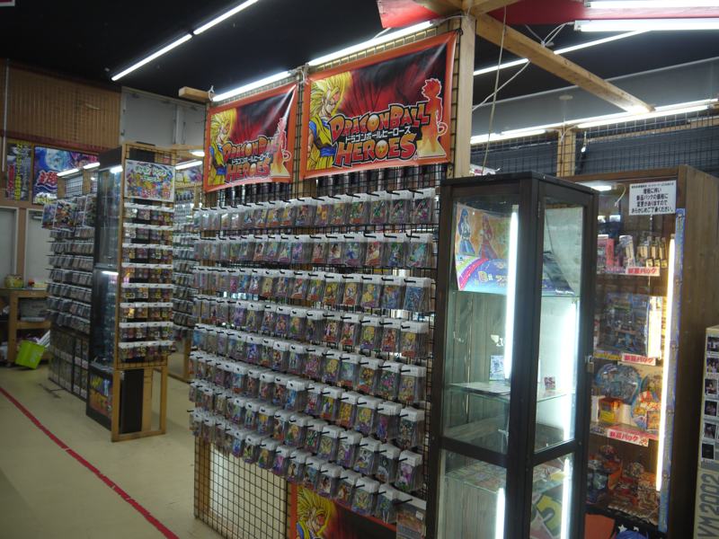 pokemon cards display in japan recycle shop