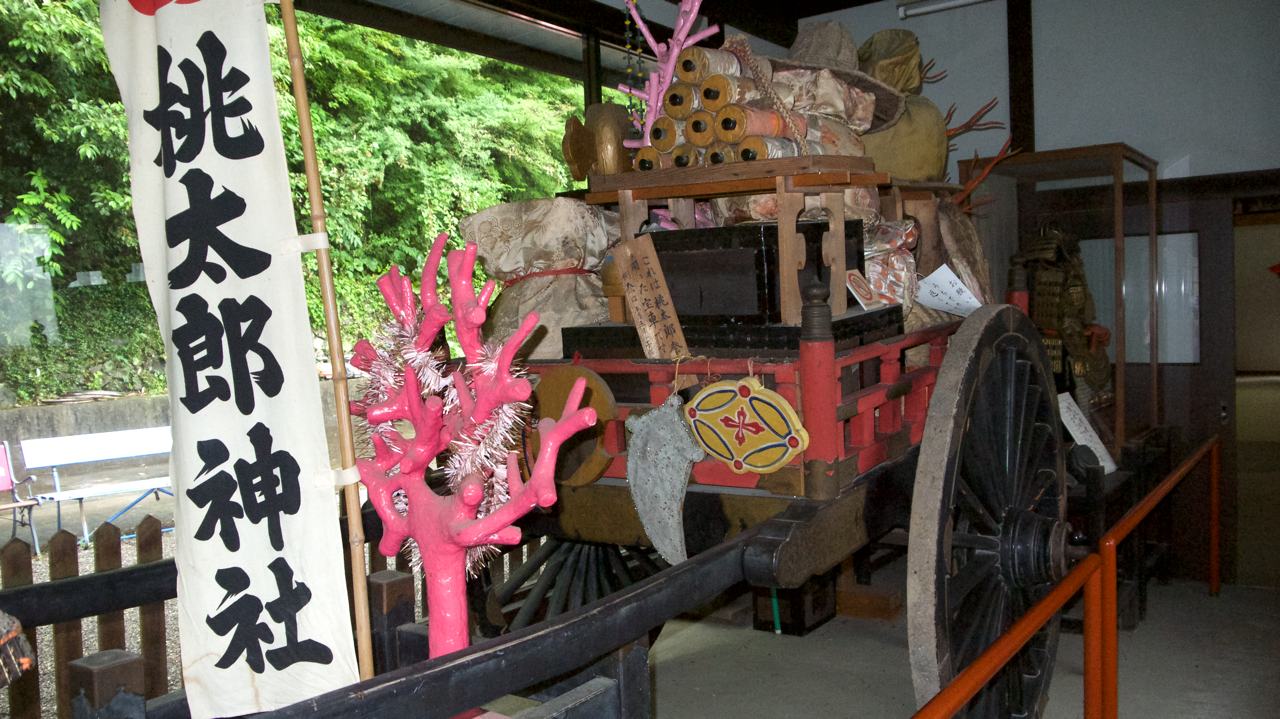 a cart covered in treasure