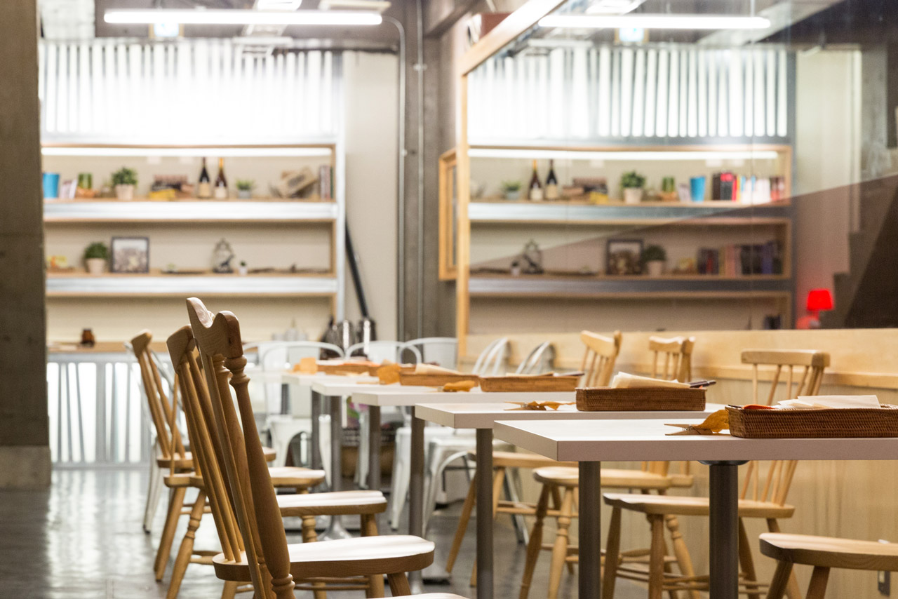 chairs at 76 cafe tokyo