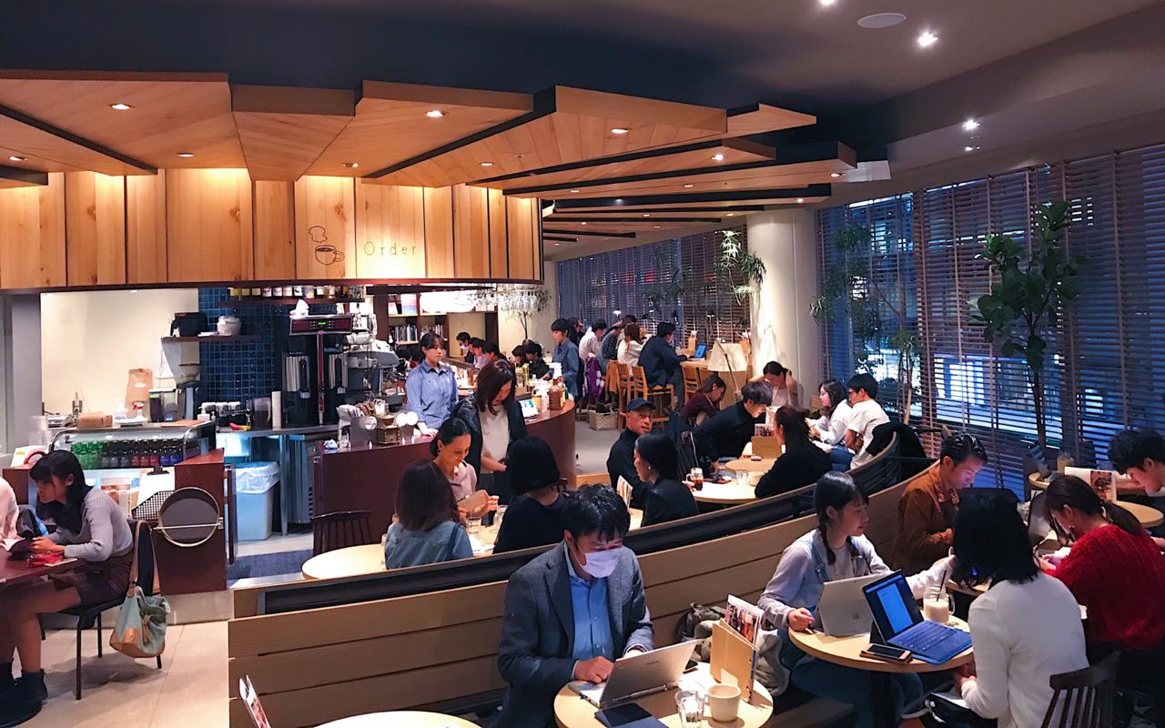 Working at a cafe for hours in Japan will get you dirty looks. 