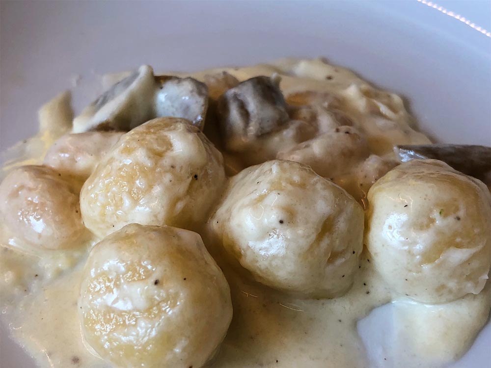 gnocchi in cream sauce