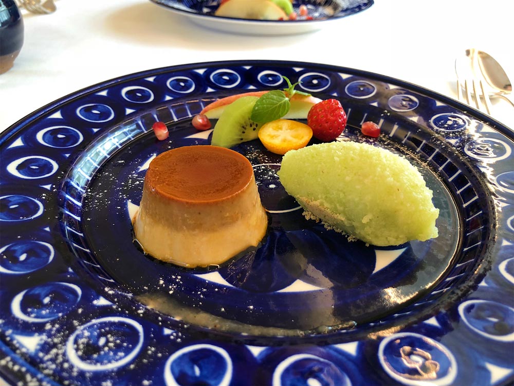 pudding dessert from tokyo ristorante massa restaurant