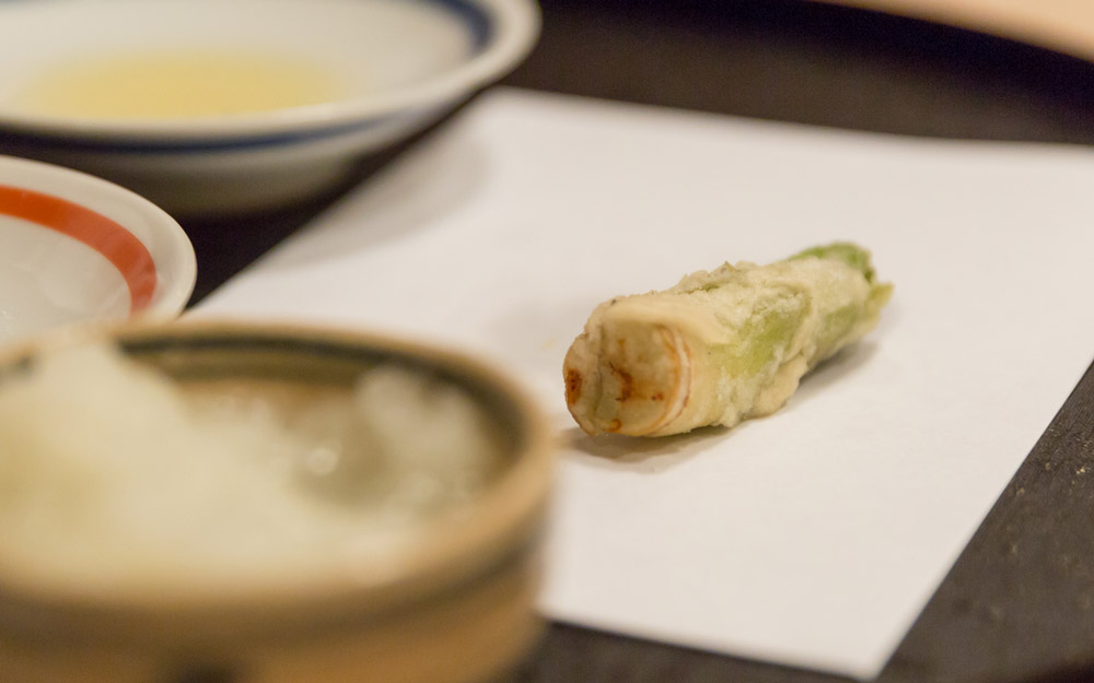 fried sprout made at nanachome kyoboshi