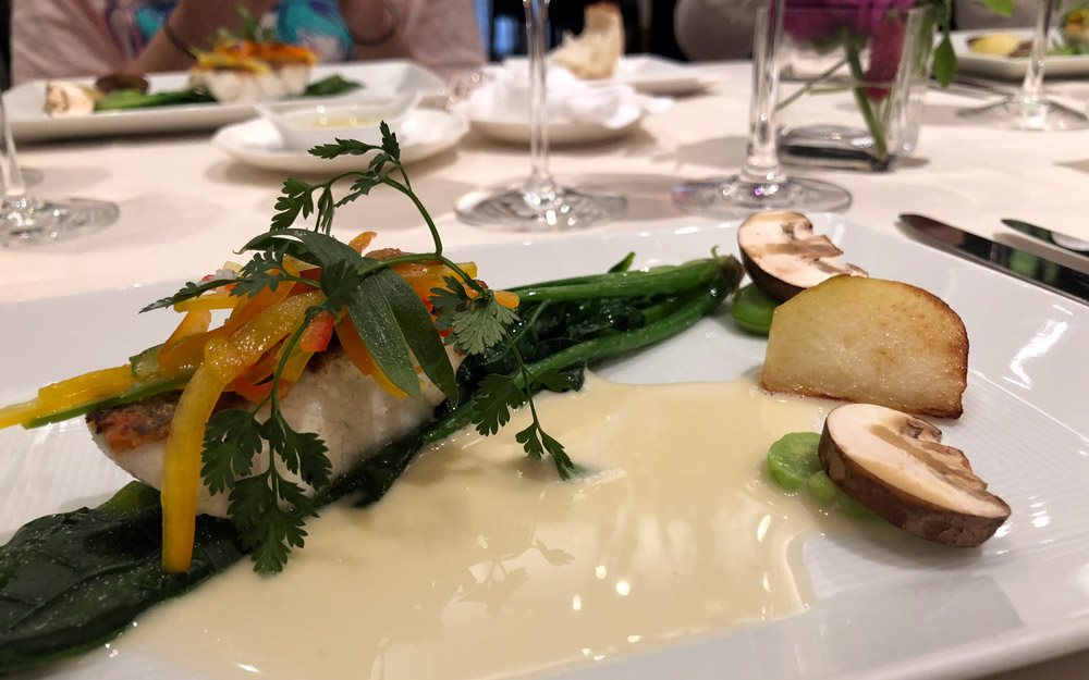 blackfin seabass at hiroyuki sakai restaurant in japan