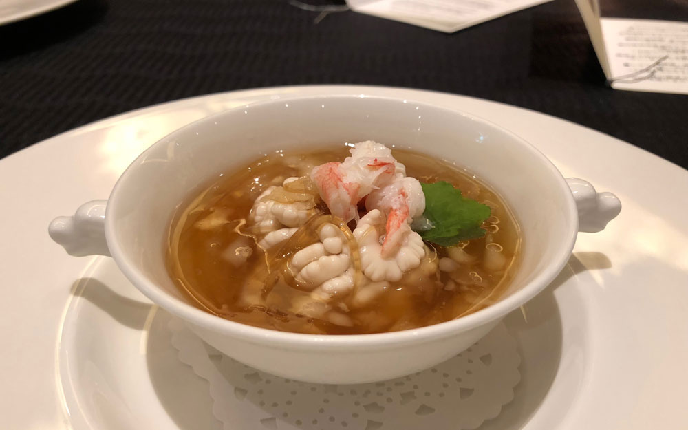 chinese shark fin soup at szechuan restaurant chin